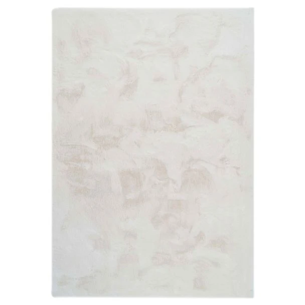 Dette produkt hedder Rabbit Lux, fremstillet af Polyester materiale med en smuk Offwhite farve - SE Mattor
