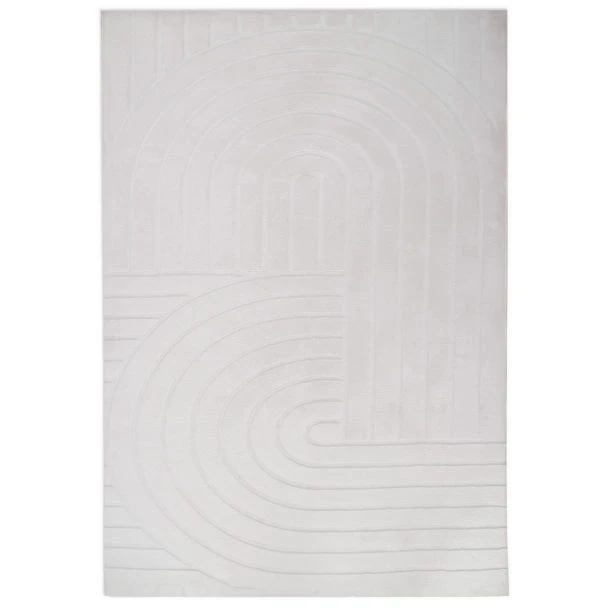 Dette produkt hedder Rabbit Peak, fremstillet af Polyester materiale med en smuk Offwhite farve - SE Mattor