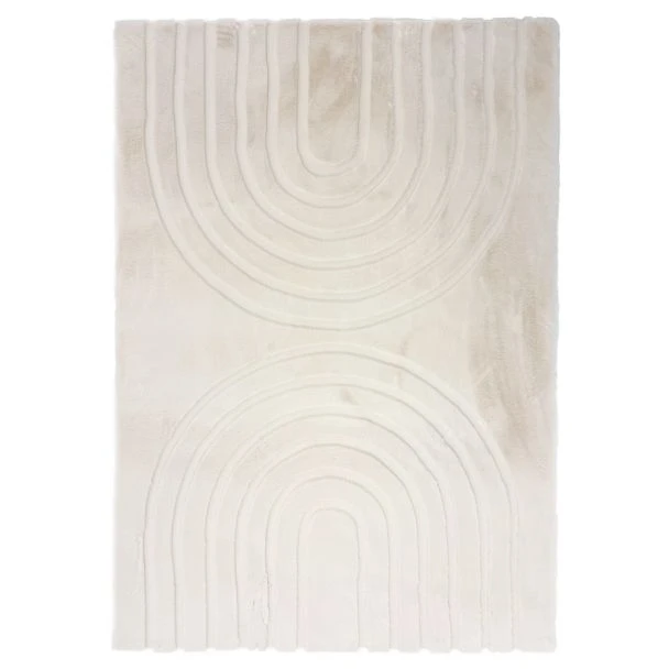 Dette produkt hedder Rabbit Zen, fremstillet af Polyester materiale med en smuk Offwhite farve - SE Mattor