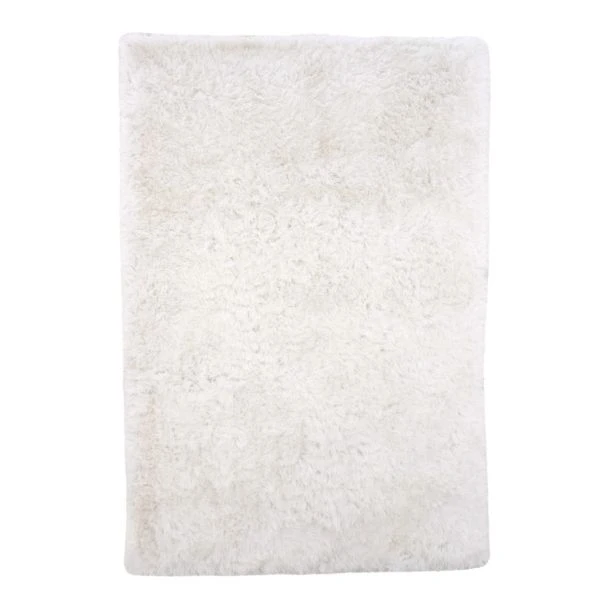 Dette produkt hedder Valby, fremstillet af Polyester materiale med en smuk Hvid farve - SE Mattor