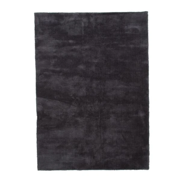 Dette produkt hedder Bono, fremstillet af Polyester materiale med en smuk Mørkegrå farve - SE Mattor