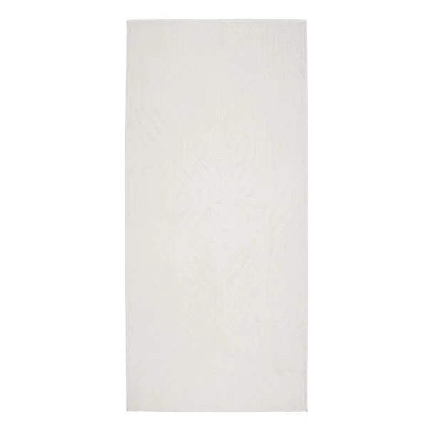 Dette produkt hedder Luana, fremstillet af Polyester materiale med en smuk Offwhite farve - SE Mattor