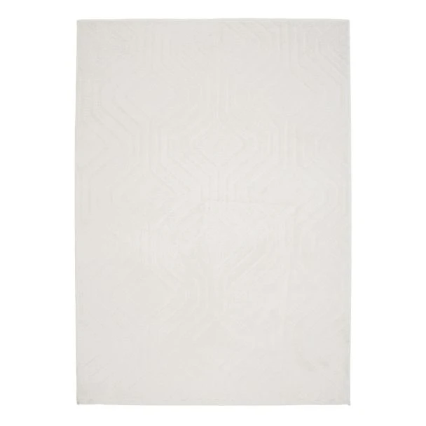 Dette produkt hedder Luana, fremstillet af Polyester materiale med en smuk Offwhite farve - SE Mattor