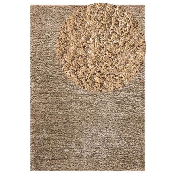 Dette produkt hedder Softy, fremstillet af Polypropylen materiale med en smuk Mørk Beige farve - SE Mattor