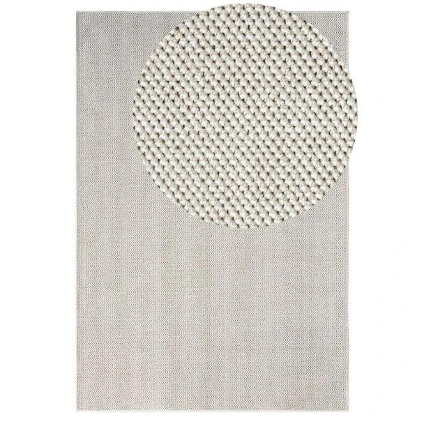 Dette produkt hedder Tokyo, fremstillet af Polypropylen materiale med en smuk Offwhite farve - SE Mattor