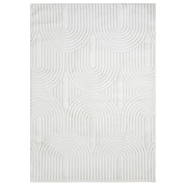 Dette produkt hedder Wico Boho, fremstillet af Polyester & Polypropylen materiale med en smuk Offwhite farve - SE Mattor